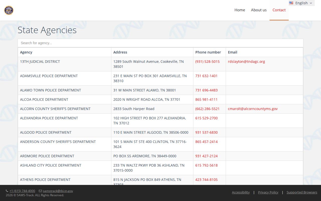 Campbell County Sheriff official page for jail custody and booking record routing